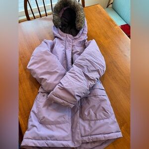 Columbia Girls Winter Coat, Size S, light purple